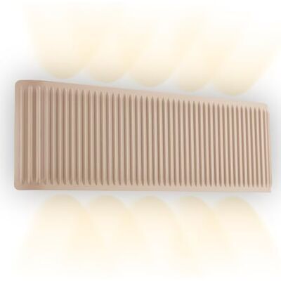 Briloner Aplique pared sin cable con control táctil, regulable, luz blanco cálido, up down light con 10 lentes, aplique pared recargable, lámpara salón, dormitorio, 28,5 x 9 x 4,5 cm, Beige Briloner Aplique pared sin cable con control táctil, regulable, luz blanco cálido, up down light con 10 lentes, aplique pared recargable, lámpara salón, dormitorio, 28,5 x 9 x 4,5 cm, Beige