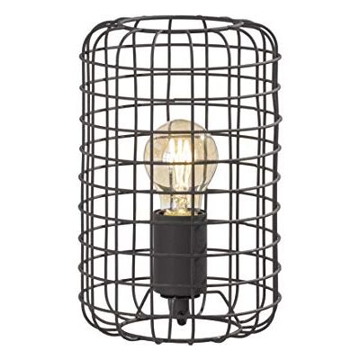 Fischer & Honsel Fischer&Honsel Titus Lámpara de mesa (metal, 60 W), color negro arena Fischer & Honsel Fischer&Honsel Titus Lámpara de mesa (metal, 60 W), color negro arena