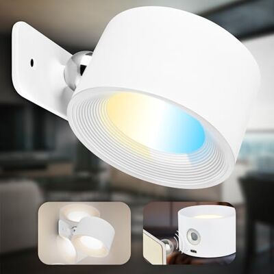 B.K.LICHT Lámpara de Techo LED - Delgado, Blanco Cálido, 500 lúmenes B.K.LICHT Lámpara de Techo LED - Delgado, Blanco Cálido, 500 lúmenes