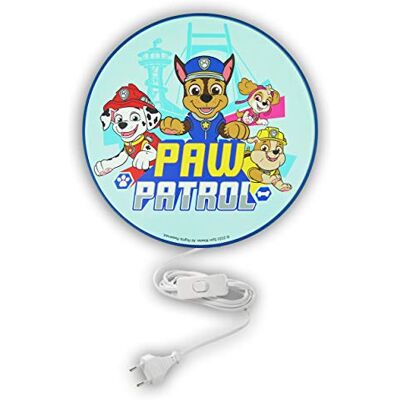 Niermann Standby Lámpara de Pared Paw Patrol, Multicolor Niermann Standby Lámpara de Pared Paw Patrol, Multicolor