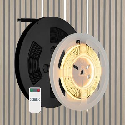 REV LED para paneles acústicos 3 m, autoadhesivo, blanco, regulable con perfil LED, invisible en estado apagado REV LED para paneles acústicos 3 m, autoadhesivo, blanco, regulable con perfil LED, invisible en estado apagado