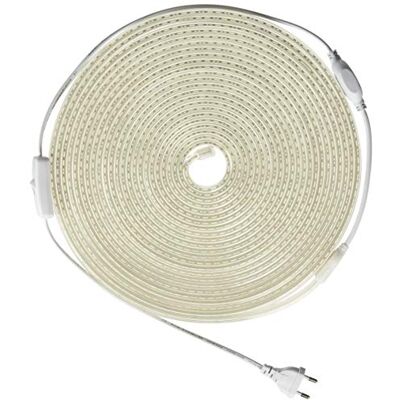 Ahorraluz Tira Led de 220v 2835 120 Led/m ALTA LUMINOSIDAD, con INTERRUPTOR. IMPERMEABLE Blanco Frío/Neutro/Cálido Waterproof IP67 strip (Blanco Cálido, 12,5M) Ahorraluz Tira Led de 220v 2835 120 Led/m ALTA LUMINOSIDAD, con INTERRUPTOR. IMPERMEABLE Blanco Frío/Neutro/Cálido Waterproof IP67 strip (Blanco Cálido, 12,5M)