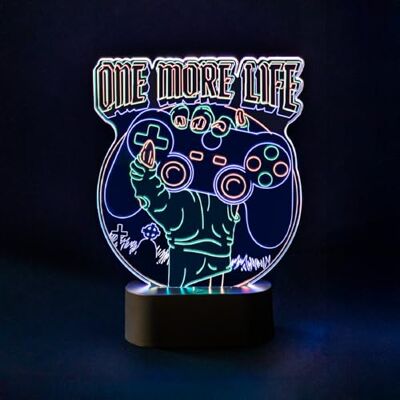 Grupo Erik Gameration One More Life Lámpara de Mesa LED - Lámpara de Mesa Grupo Erik Gameration One More Life Lámpara de Mesa LED - Lámpara de Mesa