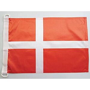 Az Flag Bandera Danesa 45x30cm - Banner Náutico de Poliéster Marino Az Flag Bandera Danesa 45x30cm - Banner Náutico de Poliéster Marino