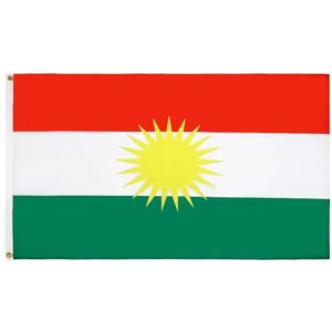 Az Flag Kurdistán 250x150cm - Bandera - Bandera de Kurdistán - Nuevo Az Flag Kurdistán 250x150cm - Bandera - Bandera de Kurdistán - Nuevo