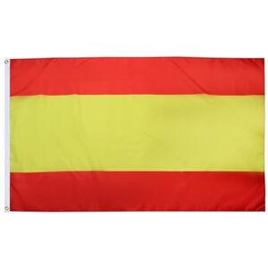 Bandera de España 250x150cm Poliéster Resistente Ojetes metálicos Bandera de España 250x150cm Poliéster Resistente Ojetes metálicos