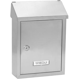 Arregui Buzón Exterior de Acero Inoxidable Tamaño S (Correo DIN A5) Buzón de Pared Pequeño Buzón de Correo con Boca Trasera Recogecartas Anticorrosivo Fácil de Instalar INOX Arregui Buzón Exterior de Acero Inoxidable Tamaño S (Correo DIN A5) Buzón de Pared Pequeño Buzón de Correo con Boca Trasera Recogecartas Anticorrosivo Fácil de Instalar INOX