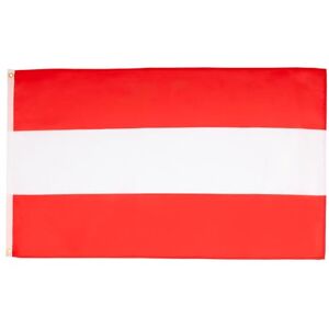 Bandera de Austria 250x150cm - Poliéster de Alta Calidad - Bordes Reforzados Bandera de Austria 250x150cm - Poliéster de Alta Calidad - Bordes Reforzados