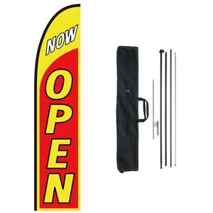 VEVOR Kit de Mástil y Banderas de Plumas Bandera Publicitaria Comercial para Exteriores de Empresa Kit de Bandera de Pluma, Incluye 1 bandera (OPEN), 1 Mástil de 4,5 m, 1 Estaca para el Suelo VEVOR Kit de Mástil y Banderas de Plumas Bandera Publicitaria Comercial para Exteriores de Empresa Kit de Bandera de Pluma, Incluye 1 bandera (OPEN), 1 Mástil de 4,5 m, 1 Estaca para el Suelo