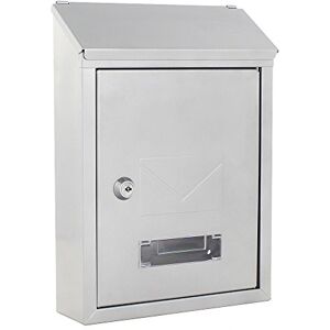 Rottner Buzón Udine de , Cerradura de cilindro con 2 llaves, Fabricado en acero de alta calidad, An x Al 215x300 mm, Tarjetero y ventanita de visualización en la puerta. Kit de fijación incluido. Rottner Buzón Udine de , Cerradura de cilindro con 2 llaves, Fabricado en acero de alta calidad, An x Al 215x300 mm, Tarjetero y ventanita de visualización en la puerta. Kit de fijación incluido.