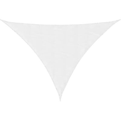 vidaXL Toldo de Vela Triangular Tela Oxford Blanco 3x4x4 m vidaXL Toldo de Vela Triangular Tela Oxford Blanco 3x4x4 m