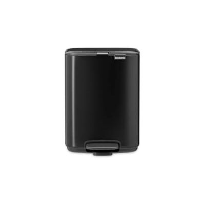 Brabantia Bo Pedal Cubo de basura 4L (negro mate), papelera cocina con diseño compacto y sistema de apertura con pedal, cubo basura reciclaje con cubo extraíble, incluye bolsas PerfectFit Brabantia Bo Pedal Cubo de basura 4L (negro mate), papelera cocina con diseño compacto y sistema de apertura con pedal, cubo basura reciclaje con cubo extraíble, incluye bolsas PerfectFit