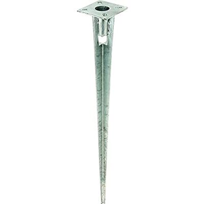 Alberts Anclaje para enterrar, Para postes de cercado con tubo de acero, Galvanizado en caliente, Longitud 750 mm, Para postes de Ø 38 mm Alberts Anclaje para enterrar, Para postes de cercado con tubo de acero, Galvanizado en caliente, Longitud 750 mm, Para postes de Ø 38 mm