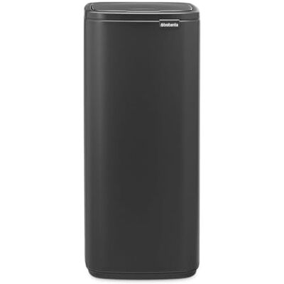 Brabantia Bo Touch Cubo de basura 30L (Gris mineral infinito), cubo basura reciclaje rectangular y compacto, sistema de abertura Soft-Touch, papelera cocina con cubo extraíble, con bolsas PerfectFit Brabantia Bo Touch Cubo de basura 30L (Gris mineral infinito), cubo basura reciclaje rectangular y compacto, sistema de abertura Soft-Touch, papelera cocina con cubo extraíble, con bolsas PerfectFit