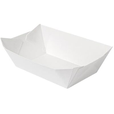 Garcia de Pou García de Pou 200 unidades Barquillas 'Thepack' 480 G 230 G/M2 10X6,2X4,8 Cm Blanco Cartón Ondulado Nano-Micro Garcia de Pou García de Pou 200 unidades Barquillas 'Thepack' 480 G 230 G/M2 10X6,2X4,8 Cm Blanco Cartón Ondulado Nano-Micro