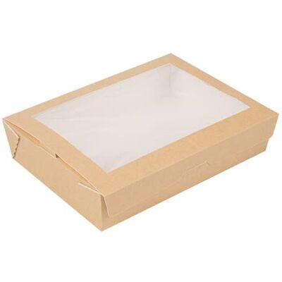 Garcia de Pou García de Pou 25 Unidades Cajas Con Ventana 'Thepack' 1470 Ml 220 G M2 Opp 19,8X14X4,8 Cm Natural Cartón Ondulado Nano-Micro Garcia de Pou García de Pou 25 Unidades Cajas Con Ventana 'Thepack' 1470 Ml 220 G M2 Opp 19,8X14X4,8 Cm Natural Cartón Ondulado Nano-Micro