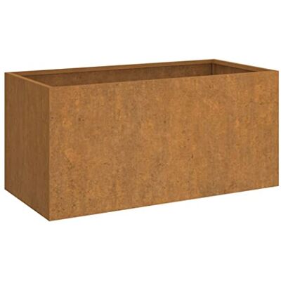 Jardín cama de acero corten - Maceta 62x30x29 cm Jardín cama de acero corten - Maceta 62x30x29 cm