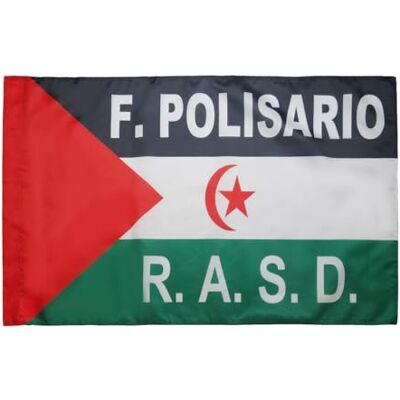 Bandera Frente Polisario Sahara Occidental 90x60cm - Bandera Rasd Sahraoui Bandera Frente Polisario Sahara Occidental 90x60cm - Bandera Rasd Sahraoui