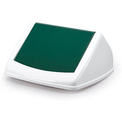 Durable Tapa Durabin Flip Lid Cuadrado de 40 litros, verde Durable Tapa Durabin Flip Lid Cuadrado de 40 litros, verde