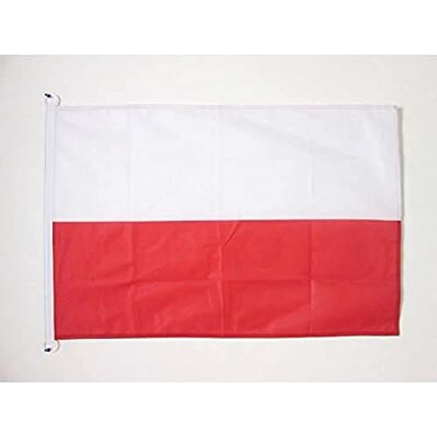 AZ FLAG Bandera de Polonia 90x60cm Uso Exterior Bandera POLACA 60 x 90 cm Anillos AZ FLAG Bandera de Polonia 90x60cm Uso Exterior Bandera POLACA 60 x 90 cm Anillos