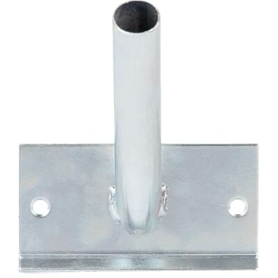 Alberts Soporte para astas de bandera Para fijación mural Para una bandera Galvanizado en azul Ø del tubo de alojamiento 29 mm Alberts Soporte para astas de bandera Para fijación mural Para una bandera Galvanizado en azul Ø del tubo de alojamiento 29 mm