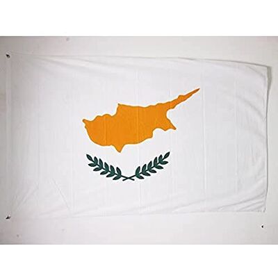 AZ FLAG Bandera Chipre 150x90 cm Chipriota Poliéster Malla 2 Ojales AZ FLAG Bandera Chipre 150x90 cm Chipriota Poliéster Malla 2 Ojales