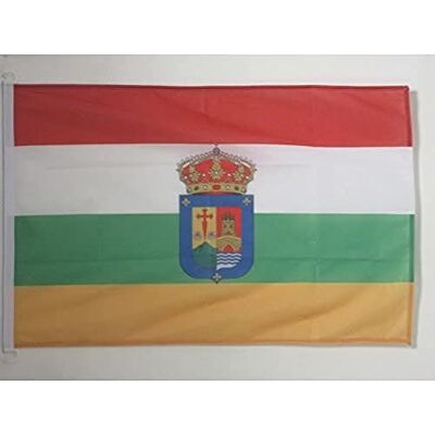 AZ FLAG Bandera Náutica La Rioja 45x30 cm Poliéster Malla Anillas Plástico AZ FLAG Bandera Náutica La Rioja 45x30 cm Poliéster Malla Anillas Plástico
