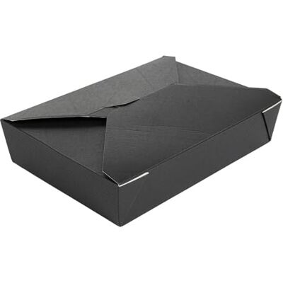Garcia de Pou García de Pou 50 Unidades Cajas Americanas Microondables 'Thepack' 1470 Ml 230 + 12Pp G/M2 19,6X14X4,5 Cm Negro Cartón Ondulado Nano-Micro Garcia de Pou García de Pou 50 Unidades Cajas Americanas Microondables 'Thepack' 1470 Ml 230 + 12Pp G/M2 19,6X14X4,5 Cm Negro Cartón Ondulado Nano-Micro