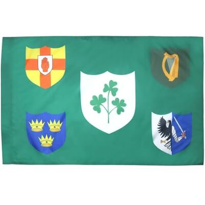 Bandera IRFU de Rugby de Irlanda AZ FLAG 90x60cm - Bandera Irlandesa 60x90 cm Gaita para Poste Bandera IRFU de Rugby de Irlanda AZ FLAG 90x60cm - Bandera Irlandesa 60x90 cm Gaita para Poste