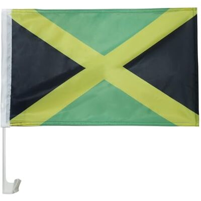 AZ Flag - Jamaica Car Flag 45x30cm AZ Flag - Jamaica Car Flag 45x30cm