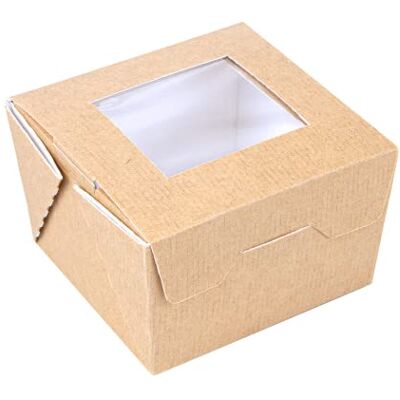 Garcia de Pou García de Pou 50 Unidades Cajas Con Ventana 'Thepack' 300 Ml 220 G M2 Opp 8X7,5X5,5 Cm Natural Cartón Ondulado Nano-Micro Garcia de Pou García de Pou 50 Unidades Cajas Con Ventana 'Thepack' 300 Ml 220 G M2 Opp 8X7,5X5,5 Cm Natural Cartón Ondulado Nano-Micro
