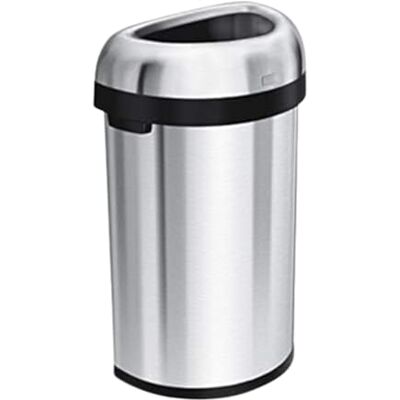 simplehuman CUBO SEMICICULAR 60 L ACERO simplehuman CUBO SEMICICULAR 60 L ACERO