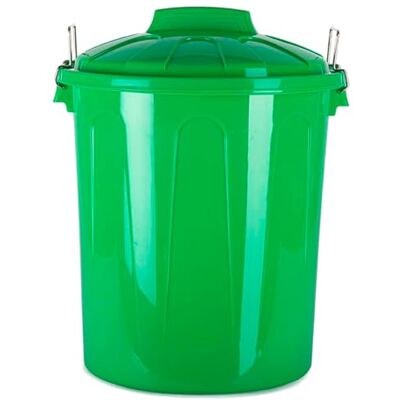AC Cubo de Basura con asa metálica 100 L Cubo basura para exterior e interior Cubo de almenaje Fabricado en plástico Ideal para el hogar, trabajo, hostelería, etc Color Verde AC Cubo de Basura con asa metálica 100 L Cubo basura para exterior e interior Cubo de almenaje Fabricado en plástico Ideal para el hogar, trabajo, hostelería, etc Color Verde