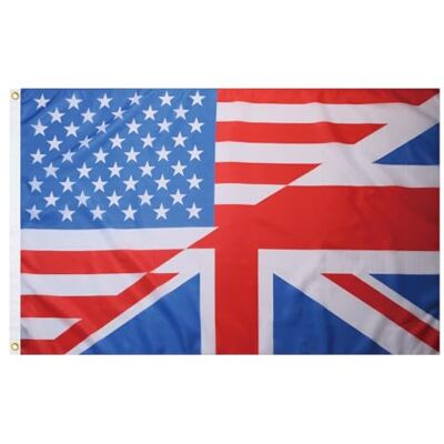 AZ FLAG Bandera Amistad Reino Unido Estados Unidos 150x90 cm Bandera Uk Ee.Uu 100% Poliéster Con Ojales de Metal integrados 110g Colores Vivos Y Resistente A La Decoloración AZ FLAG Bandera Amistad Reino Unido Estados Unidos 150x90 cm Bandera Uk Ee.Uu 100% Poliéster Con Ojales de Metal integrados 110g Colores Vivos Y Resistente A La Decoloración