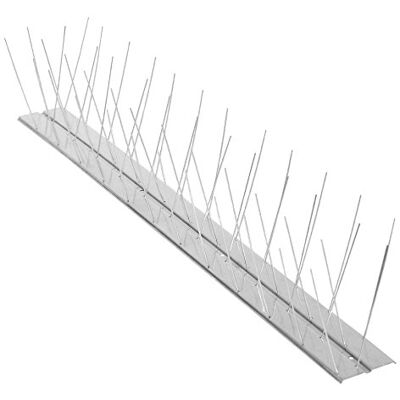 Windhager Repelente de Palomas de Aluminio, Repelente de pájaros, Juego de Tiras y Clavos de Acero Inoxidable, 5,8 x 60 x 11 cm, Windhager Repelente de Palomas de Aluminio, Repelente de pájaros, Juego de Tiras y Clavos de Acero Inoxidable, 5,8 x 60 x 11 cm,