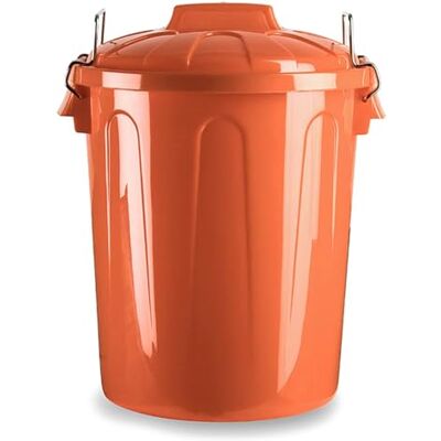 AC Cubo de Basura con asa metálica 51 L Cubo basura para exterior e interior Cubo de almenaje Fabricado en plástico Ideal para el hogar, trabajo, hostelería, etc Color Marrón AC Cubo de Basura con asa metálica 51 L Cubo basura para exterior e interior Cubo de almenaje Fabricado en plástico Ideal para el hogar, trabajo, hostelería, etc Color Marrón