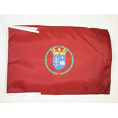 AZ FLAG Bandera Santiago de Compostela 45x30 cm Poliéster 100D Cuerdas Uso interior y exterior Enseña peregrinación cristiana costuras dobles y bordes reforzados AZ FLAG Bandera Santiago de Compostela 45x30 cm Poliéster 100D Cuerdas Uso interior y exterior Enseña peregrinación cristiana costuras dobles y bordes reforzados