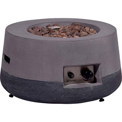 dobar ® Calido – Chimenea de Gas Exterior de Magnesia – Chimenea de Gas con Piedras de Lava – Chimenea de jardín con Tapa y Funda Protectora – Estufa de Gas para jardín/terraza/balcón – 48 x 48 dobar ® Calido – Chimenea de Gas Exterior de Magnesia – Chimenea de Gas con Piedras de Lava – Chimenea de jardín con Tapa y Funda Protectora – Estufa de Gas para jardín/terraza/balcón – 48 x 48