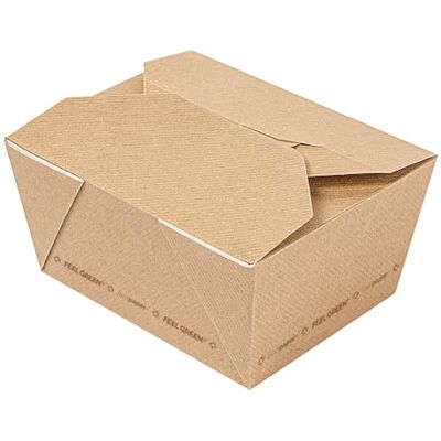 Garcia de Pou García de Pou 50 Unidades Cajas Americanas Microondables 'Thepack' 780 Ml 220 G/M2 11,3X9X6,3 Cm Natural Cartón Ondulado Nano-Micro Garcia de Pou García de Pou 50 Unidades Cajas Americanas Microondables 'Thepack' 780 Ml 220 G/M2 11,3X9X6,3 Cm Natural Cartón Ondulado Nano-Micro