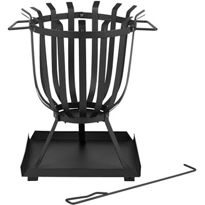 Tepro Cesta de Fuego para Chimenea Brentwood, Negra (36 x 36 x 45 cm) Tepro Cesta de Fuego para Chimenea Brentwood, Negra (36 x 36 x 45 cm)