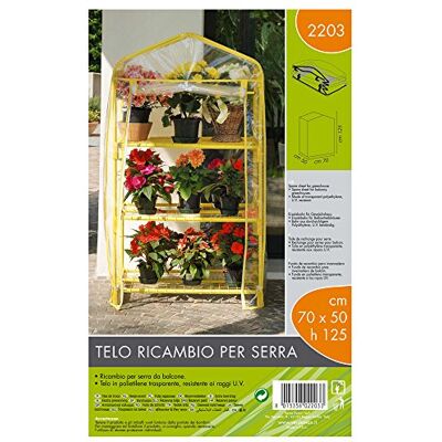 Verdemax Funda de Repuesto para Invernadero 2202 tamaño: cm 72x52x127 Verdemax Funda de Repuesto para Invernadero 2202 tamaño: cm 72x52x127
