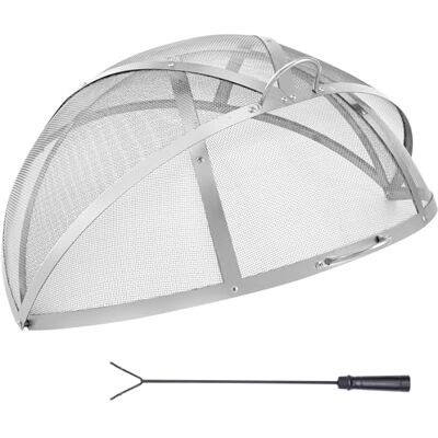 VEVOR Parachispas para Brasero 1016mm Alambrera de Brasero de Acero Inoxidable Rejilla de Protección contra Chispas de Fuego Protector de Chispas de Apertura Fácil con Accesorios para Hogueras, Jardín VEVOR Parachispas para Brasero 1016mm Alambrera de Brasero de Acero Inoxidable Rejilla de Protección contra Chispas de Fuego Protector de Chispas de Apertura Fácil con Accesorios para Hogueras, Jardín