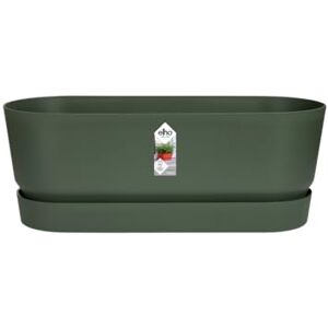 Elho Greenville Trough Long 50 Jardinera por Exterior Ø 49.0 x H 17.9 cm Verde/Leaf Green Elho Greenville Trough Long 50 Jardinera por Exterior Ø 49.0 x H 17.9 cm Verde/Leaf Green