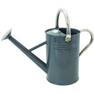 Kent & Stowe Regadera Vintage de 4,5 litros, Color Gris Piedra, Acero galvanizado para el riego Diario, Jarra de Estilo inglés clásico con 2 Asas Kent & Stowe Regadera Vintage de 4,5 litros, Color Gris Piedra, Acero galvanizado para el riego Diario, Jarra de Estilo inglés clásico con 2 Asas