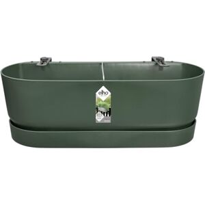 Elho Greenville Easy Balcony 52 Jardinera por Balcón Ø 52.0 x H 19.4 cm Verde/Leaf Green Elho Greenville Easy Balcony 52 Jardinera por Balcón Ø 52.0 x H 19.4 cm Verde/Leaf Green