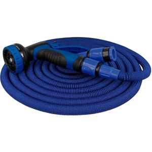 Amig Manguera Extensible 15 metros Incluye Accesorios y Pistola de Riego de 9 Funciones Soporta Hasta 6 bar. de Presión Color Azul Doble Látex Amig Manguera Extensible 15 metros Incluye Accesorios y Pistola de Riego de 9 Funciones Soporta Hasta 6 bar. de Presión Color Azul Doble Látex