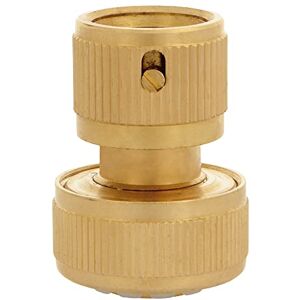 Amig Empalme Rápido para Manguera 3/4" Con Sistema de Anclaje Rápido Mediante Clic Función Stop de Seguridad Fabricado con Latón Dorado Mate Amig Empalme Rápido para Manguera 3/4" Con Sistema de Anclaje Rápido Mediante Clic Función Stop de Seguridad Fabricado con Latón Dorado Mate