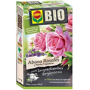 Compo BIO Abono Rosales y Trepadoras, Liberación lenta, Apto para agricultura ecológica, Pellets, 750 g Compo BIO Abono Rosales y Trepadoras, Liberación lenta, Apto para agricultura ecológica, Pellets, 750 g