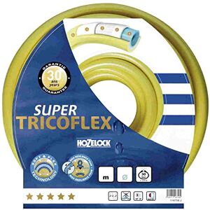 Hozelock Tricoflex 00110110 Super Tricoflex Manguera en rollo (12,5 mm, 20 m), color amarillo Hozelock Tricoflex 00110110 Super Tricoflex Manguera en rollo (12,5 mm, 20 m), color amarillo