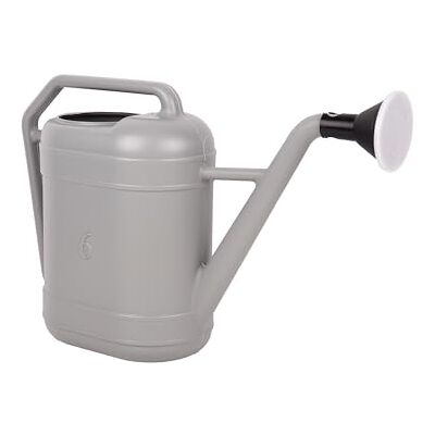 Cofan Regadera Gris de 6 litros con Cabezal Desmontable, HDPE Resistente, Asa de Transporte, Regadera para Interior y Exterior Cofan Regadera Gris de 6 litros con Cabezal Desmontable, HDPE Resistente, Asa de Transporte, Regadera para Interior y Exterior